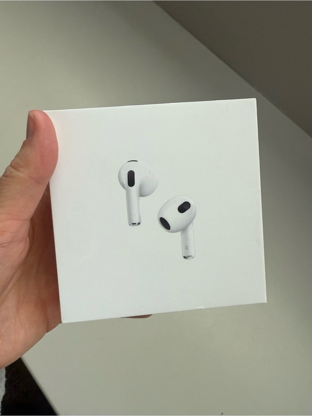 Apple White Wireless Earbuds with Stem Design